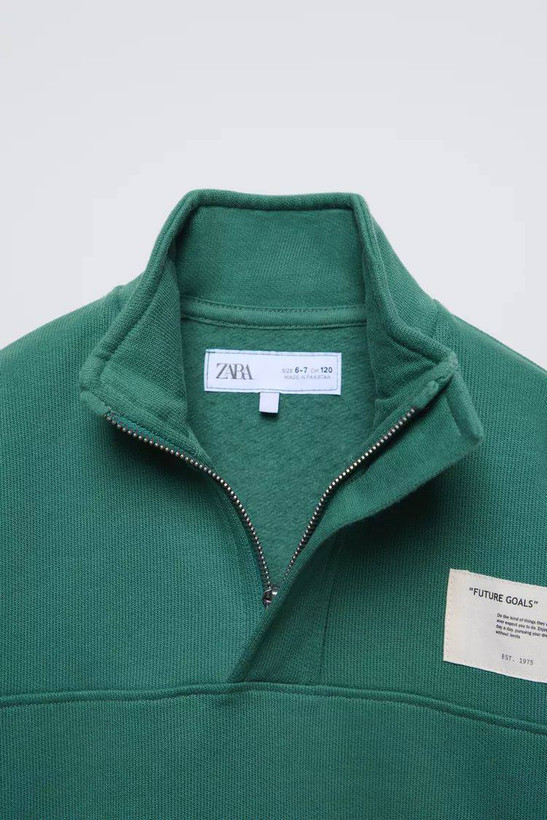 ست بلوز و شلوار یقه زیپ دار زارا (ZARA)